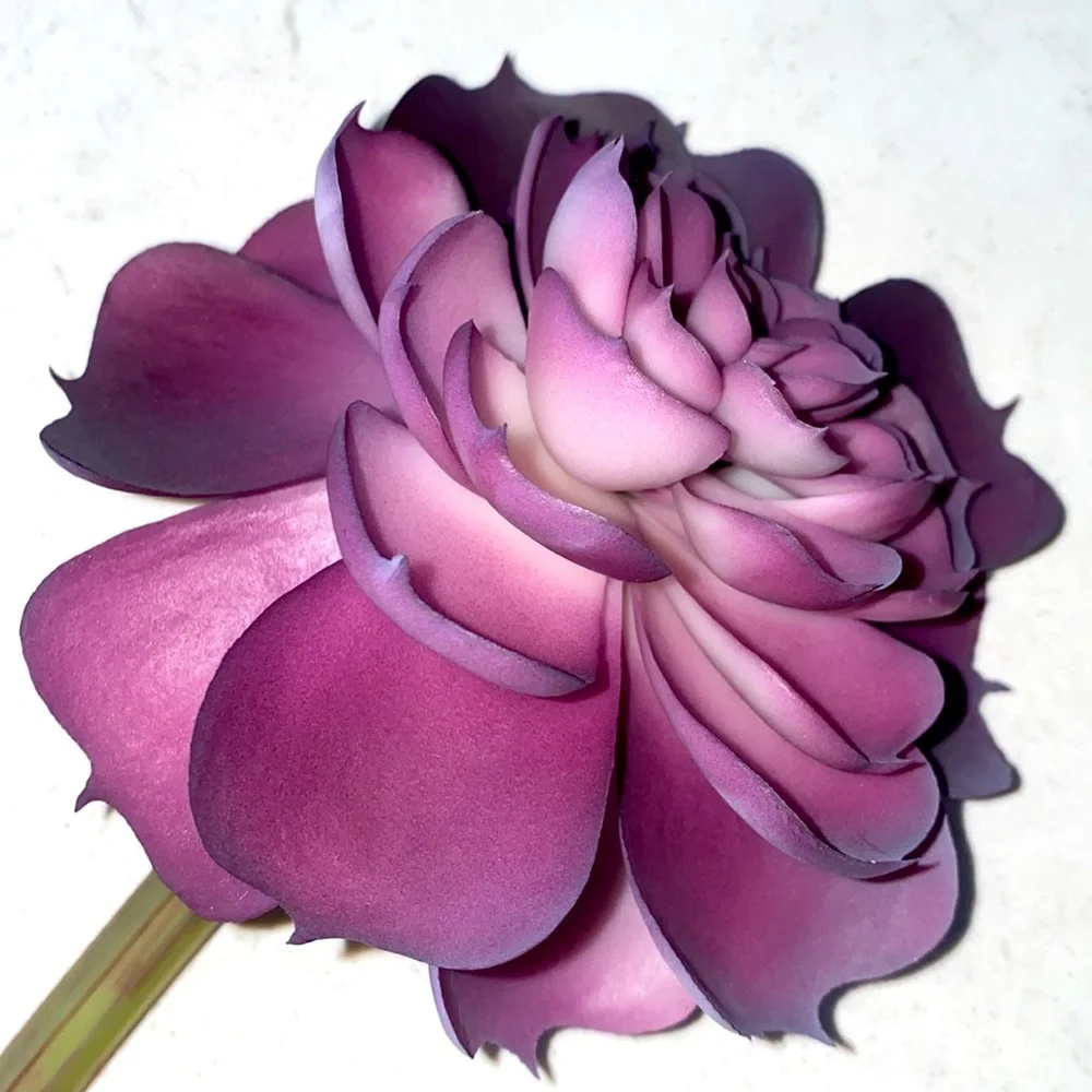 Purple Succulent Flower Accent